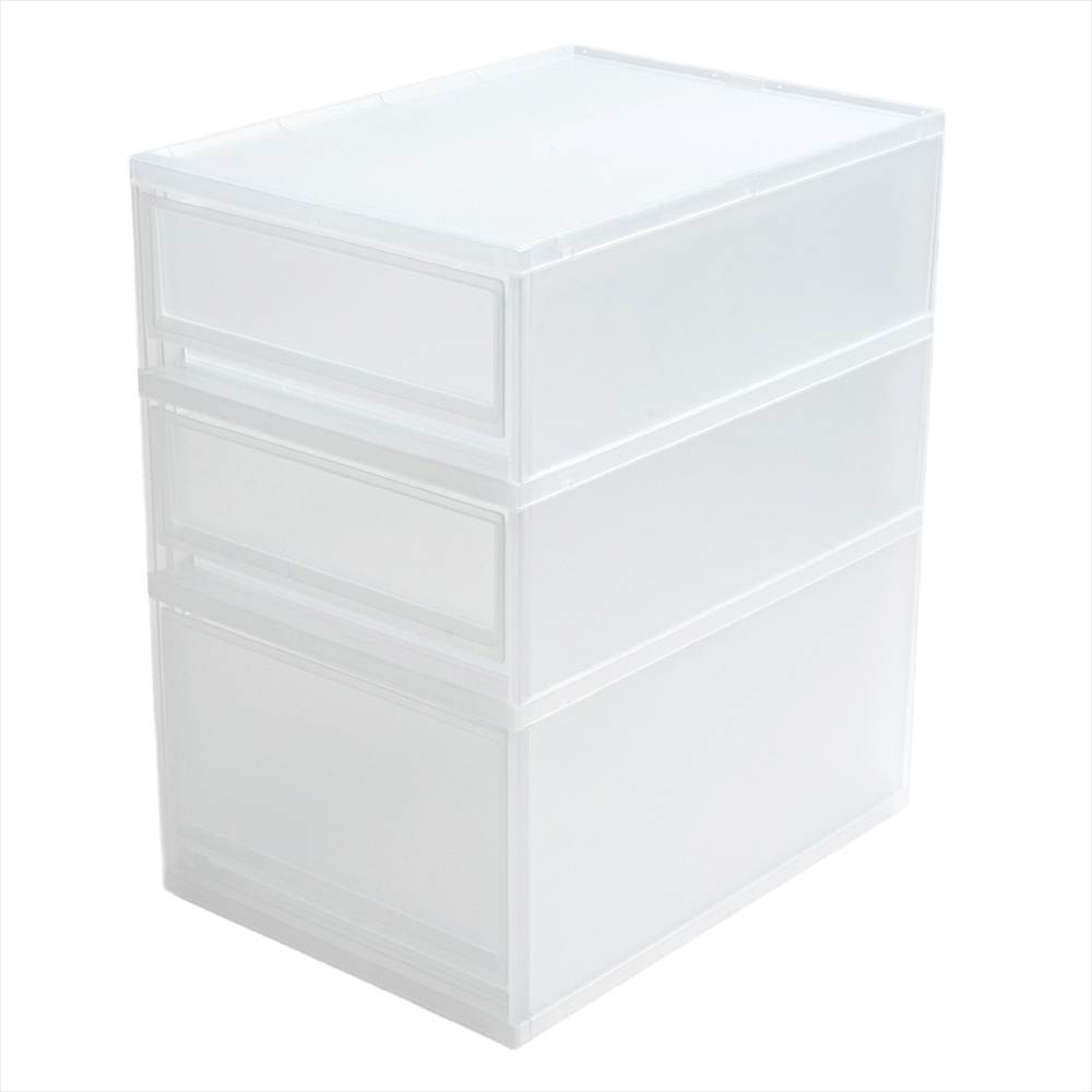 LIFELEX モアネクスト B5浅2深1段CL 2332-380 クリア B5 浅型2段 深型1段