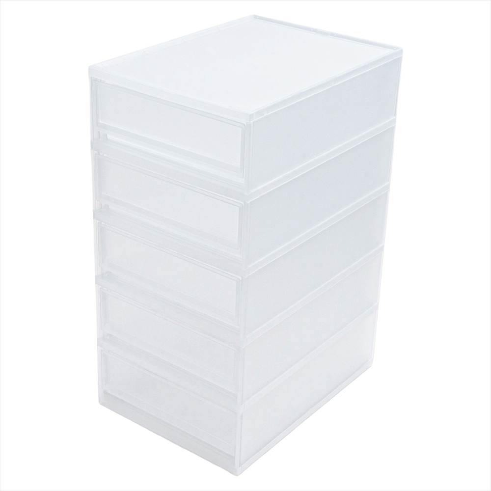 LIFELEX モアネクスト A4浅5段CL 2636-520 ×2個セット クリア A4 浅型5段 [2個]