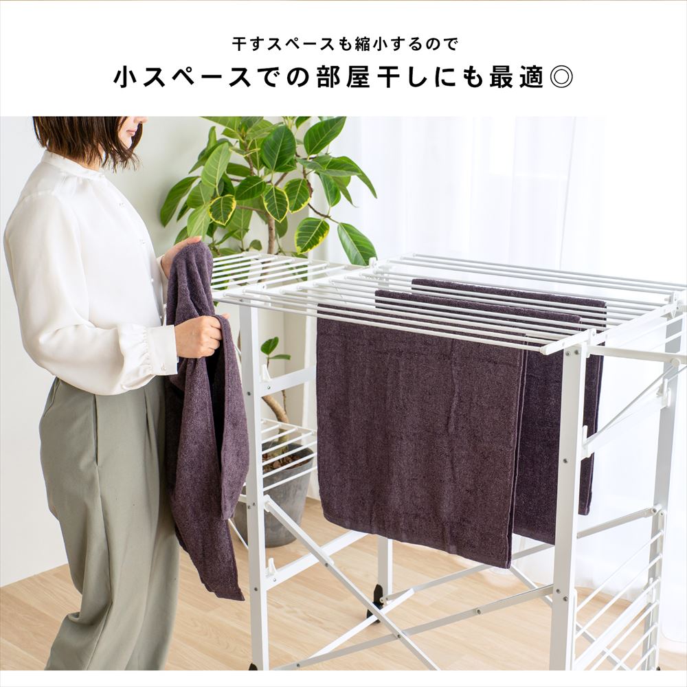 LIFELEX 吸水速乾コンパクトバスタオル　（約）５０ｃｍ×１００ｃｍ　パープル パープル