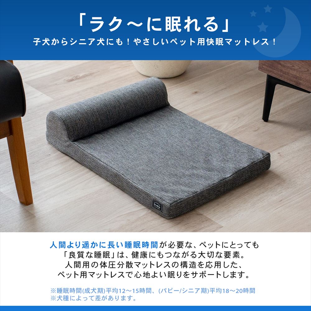 LIFELEX　快眠マットレス　Ｓ　グレー　５００×３５０×１００ｍｍ Ｓ　グレー