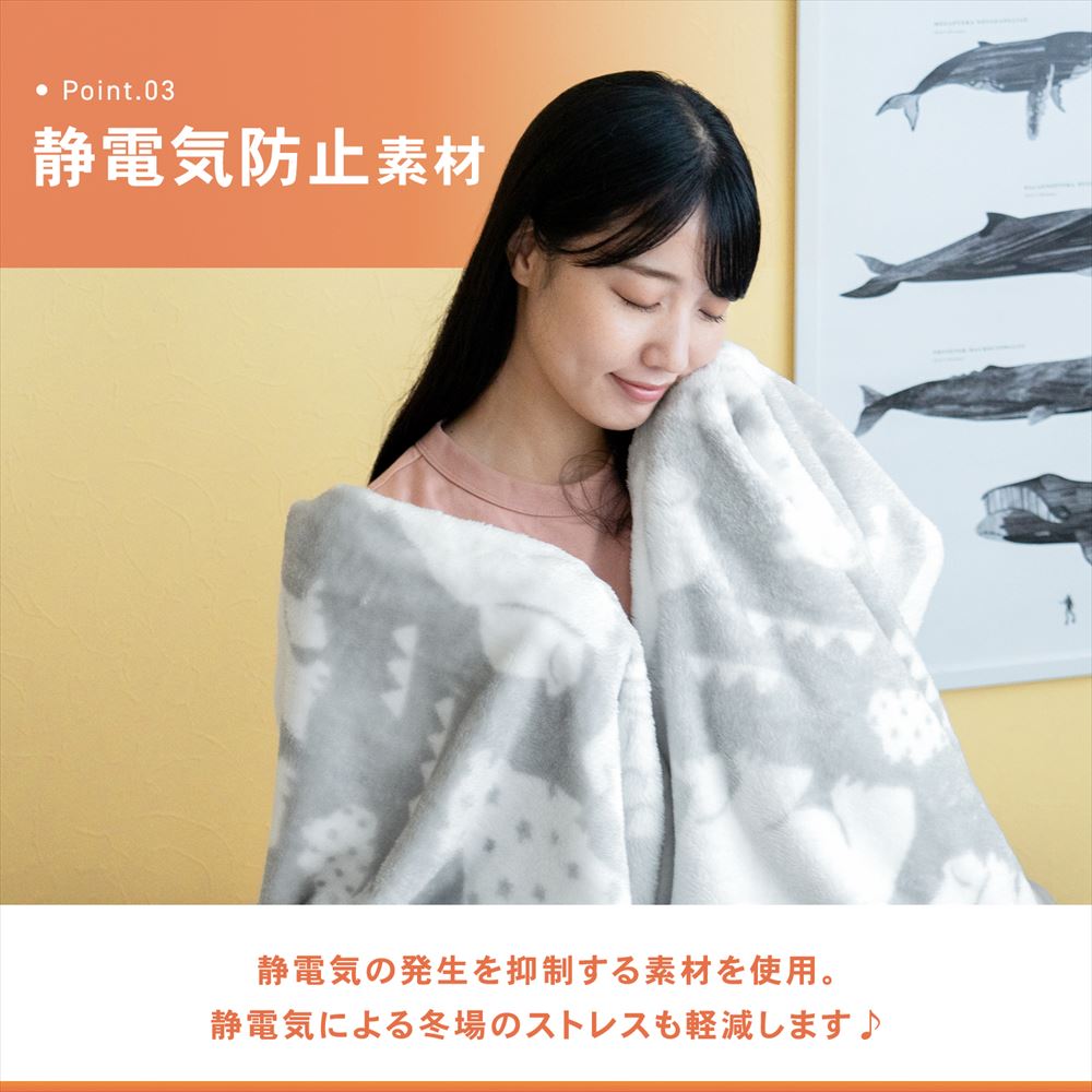 LIFELEX　ミルク毛布　Ｓ　クマ３ クマ3