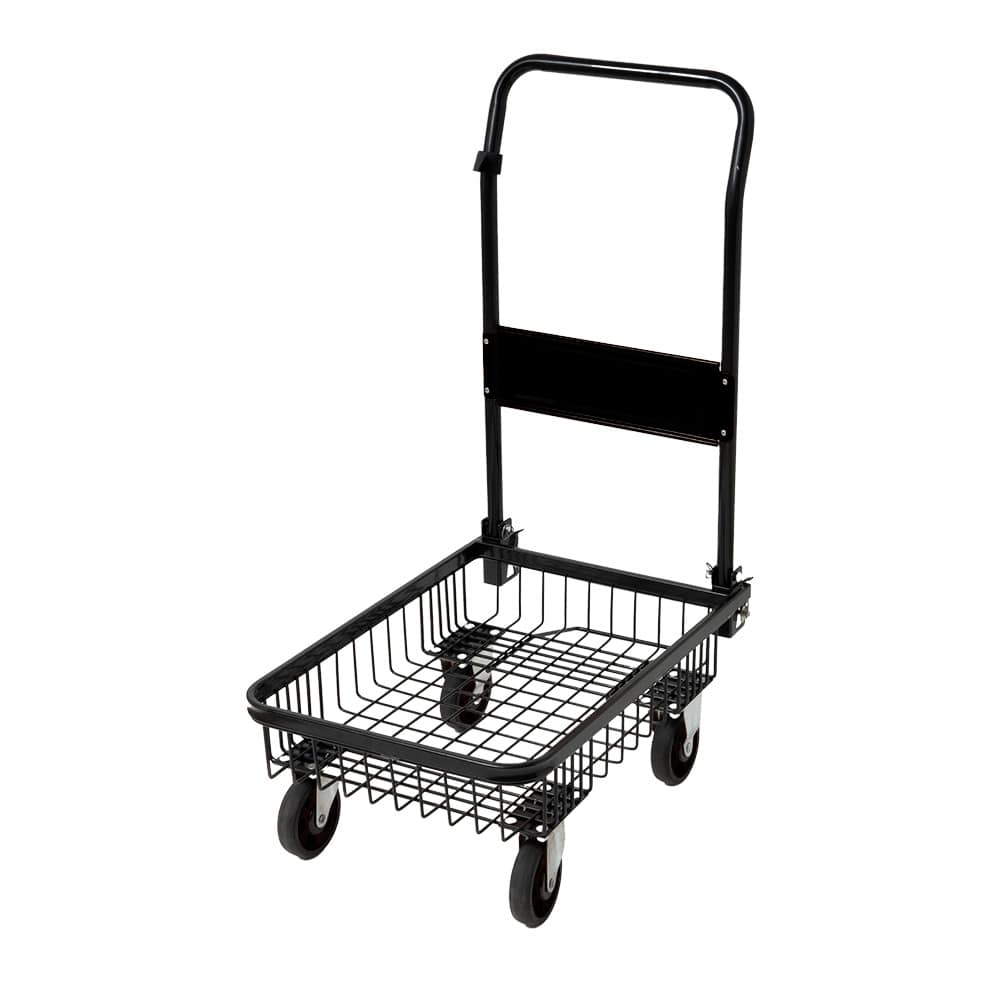 LIFELEX　メッシュカゴ台車　ＫＲ１０－２２３７／約３８０×４００×６５０ｍｍ　ブラック