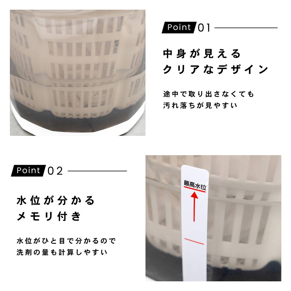 LIFELEX　手動式洗濯機　グレー　ＳＭ２１－４４６０