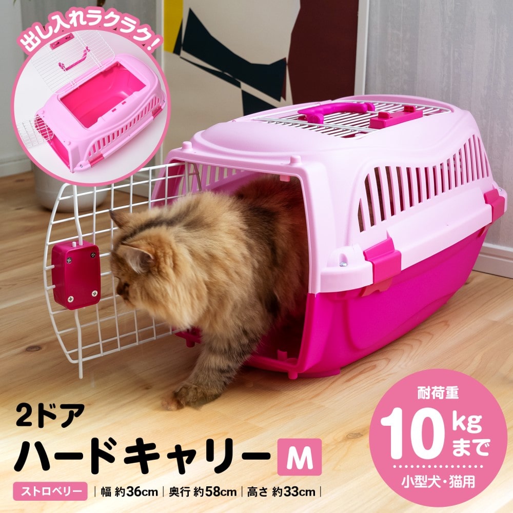 ２ドアハードキャリーＭ　ストロベリー
