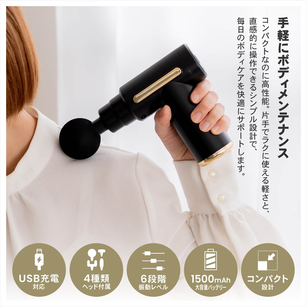PortTech USB充電 電動プッシュガン BLK DM－720: 家電