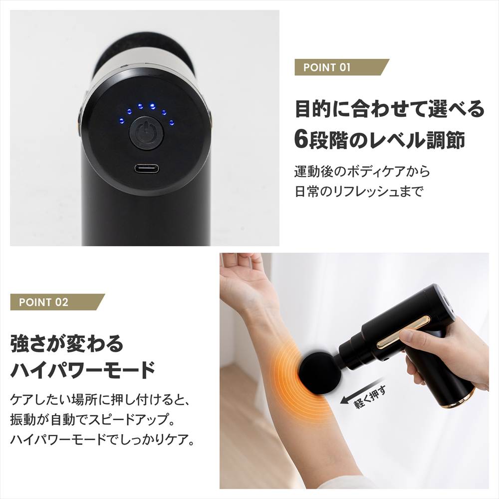 PortTech USB充電 電動プッシュガン BLK DM－720: 家電