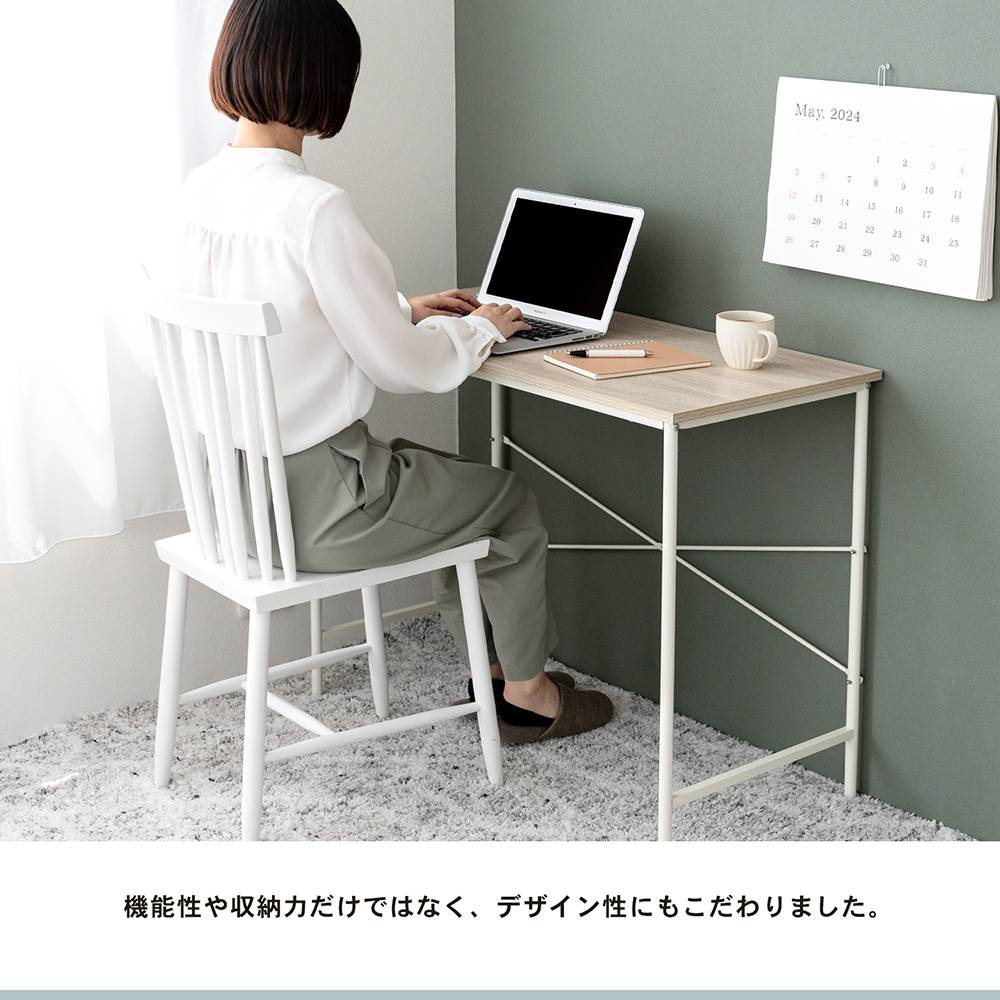 アンティークデスク　ホワイト　ＷＨ－ＫＭＴ１８－３９３９ ホワイト