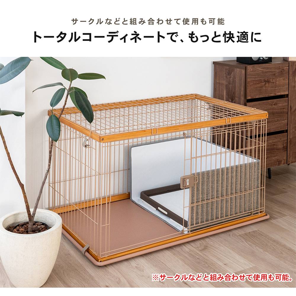 LIFELEX　防水撥水トイレガード　ワイド　ＪＳ１２－６１３８　ブラウン ワイド