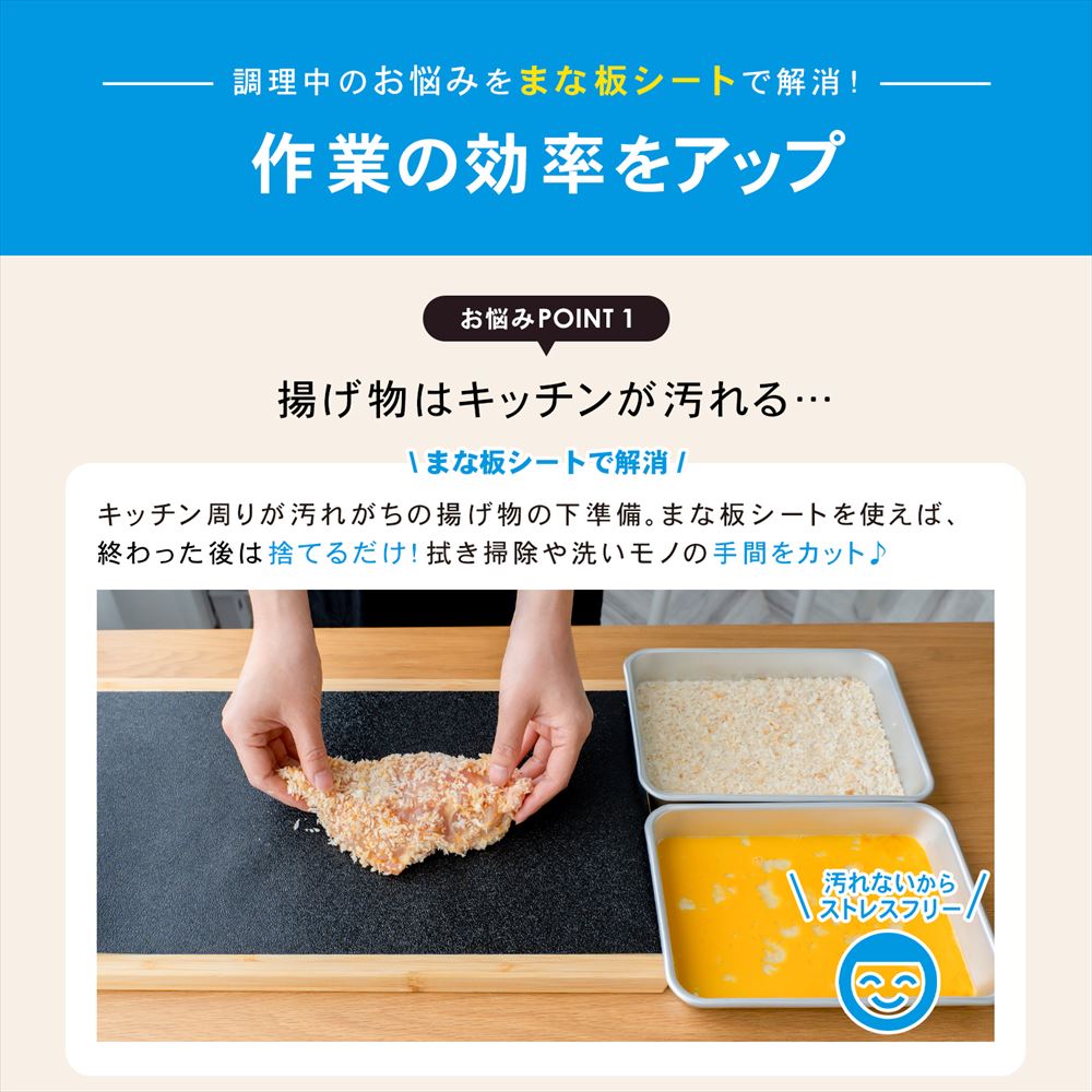 LIFELEX　使い捨てまな板シート本体　ミシン目入り　５ｍ　ブラック　５００２４－０１５ＢＫ 本体・5m（ミシン目）
