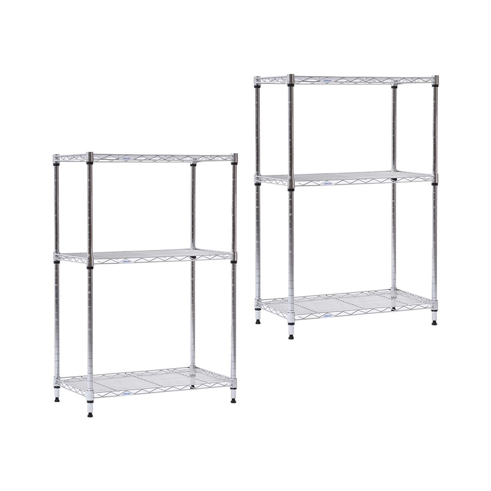 システムラックα3段60W 6035-95 可動棚 ×2個セット 3段・2個セット