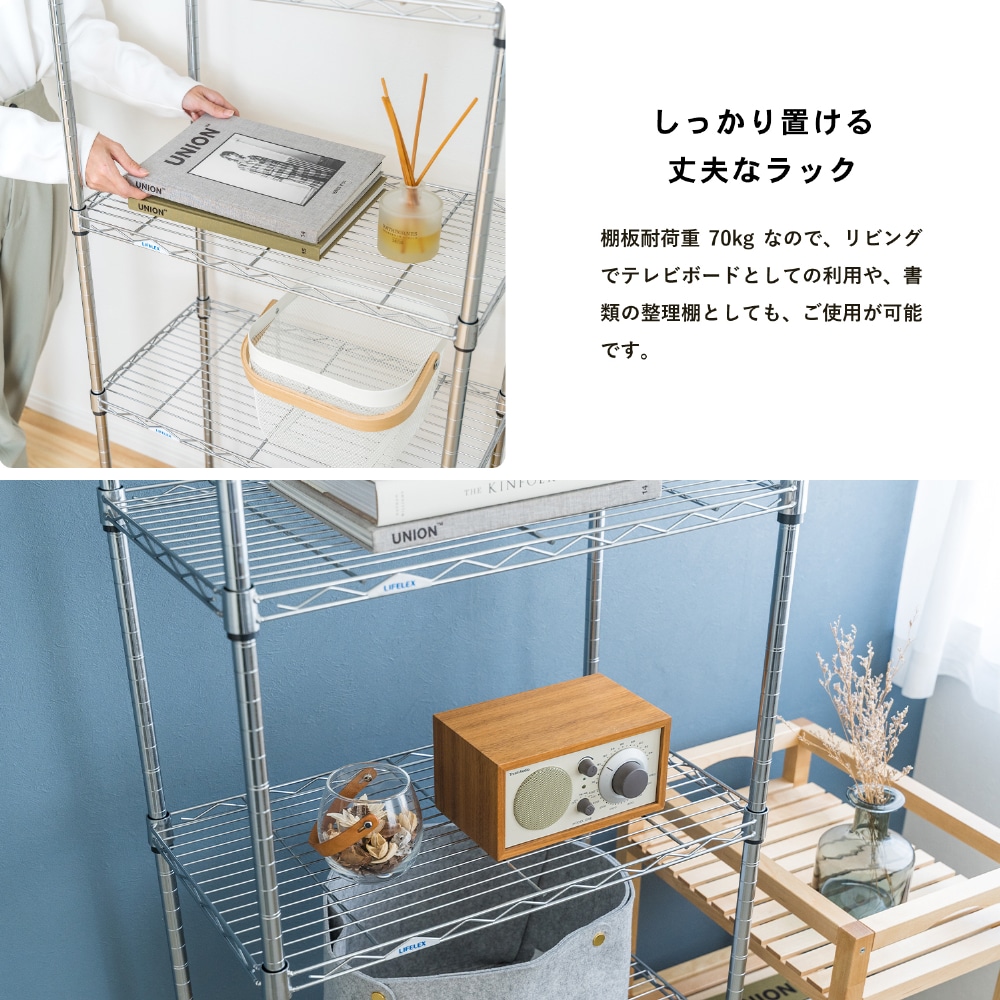 システムラックα5段60W 6035-155 可動棚 ×2個セット 5段・2個セット