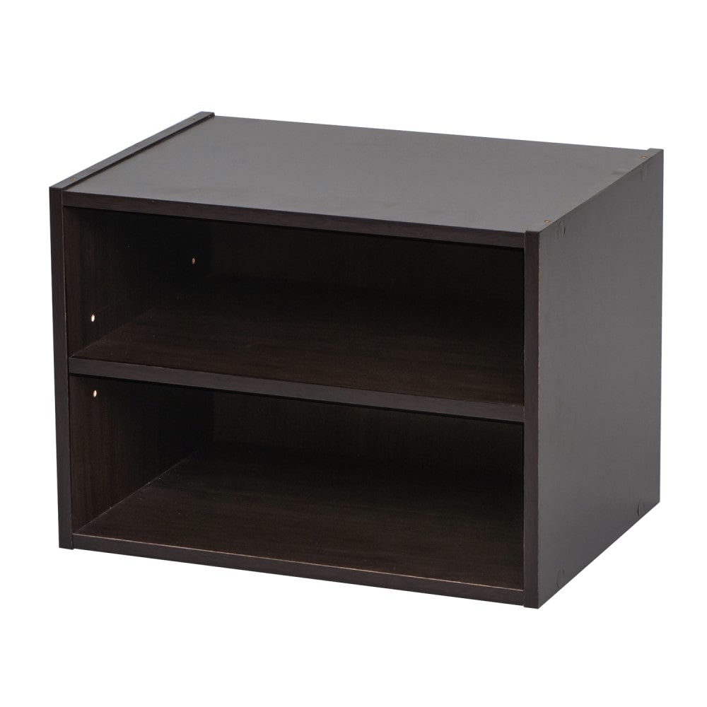 １段カラーボックス可動棚 ｄｂｒ ダークブラウン 1段 ダークブラウン インテリア 家具 収納用品 ホームセンターコーナンの通販サイト