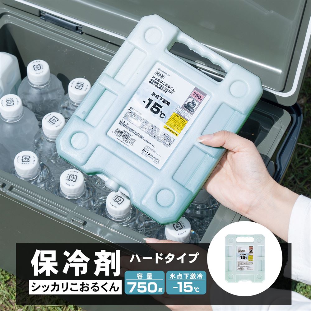 シッカリこおるくん ハードケースタイプ ７５０ｇ 約175Ｘ200Ｘ30mm　ＳＰ２３－６３７７

