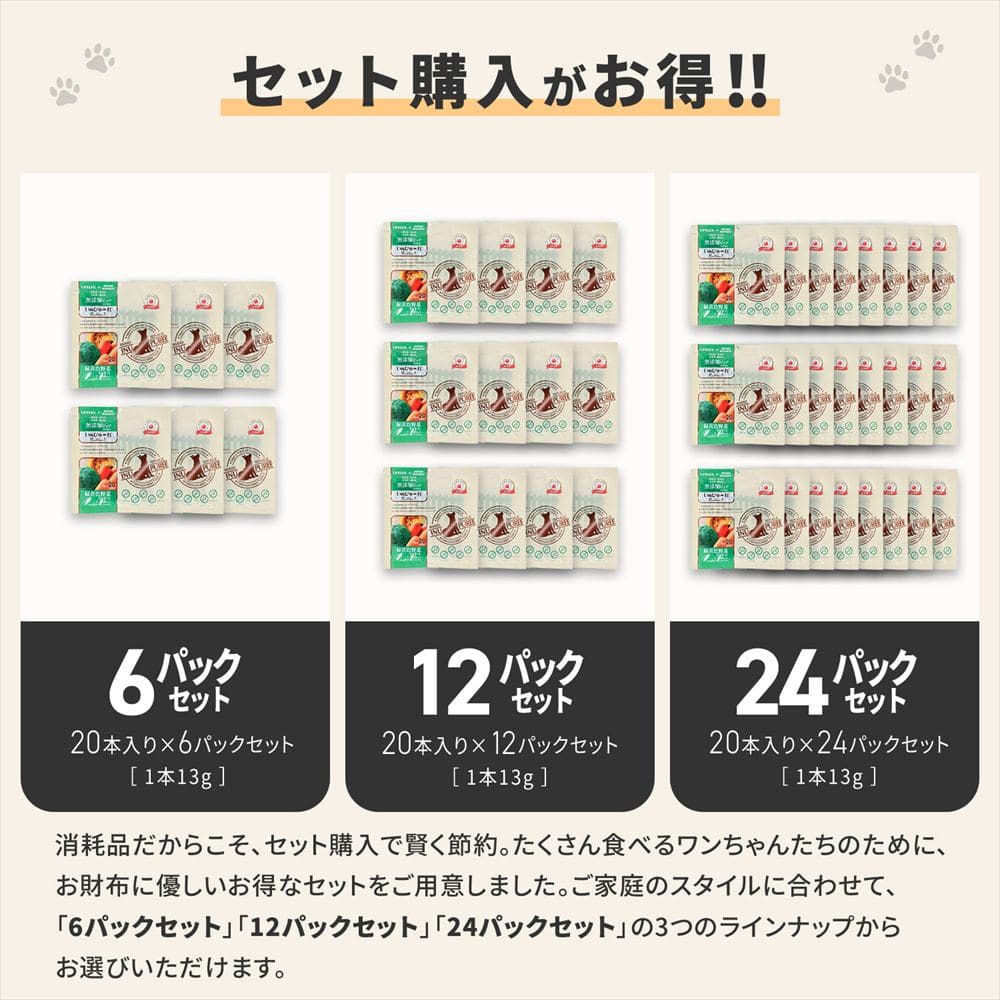 LIFELEX 犬のおやつ いぬぴゅーれ 無添加野菜ミックス 13ｇ×20パック 日本製　×6個セット 野菜ミックス 13ｇ×20パック×6個セット