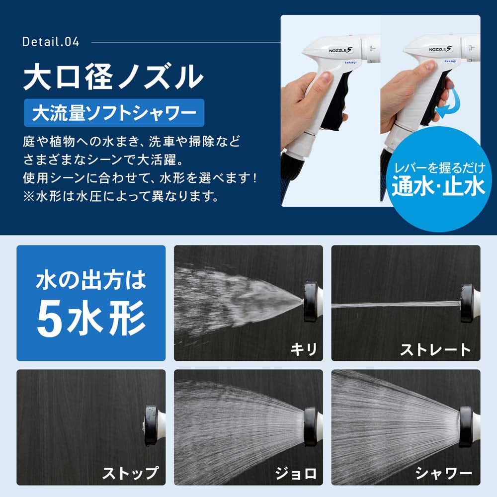 LIFELEX × takagi(タカギ) ホース ホースリール オーロラBOXYツイスター 30m ねじれに強い カバー付き RC330KN 【安心の2年間保証】 本体ホース30M