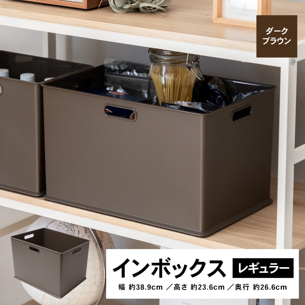 LIFELEX インボックス レギュラー ダークブラウン ＫＩＮ‐ＲＤＢＲ