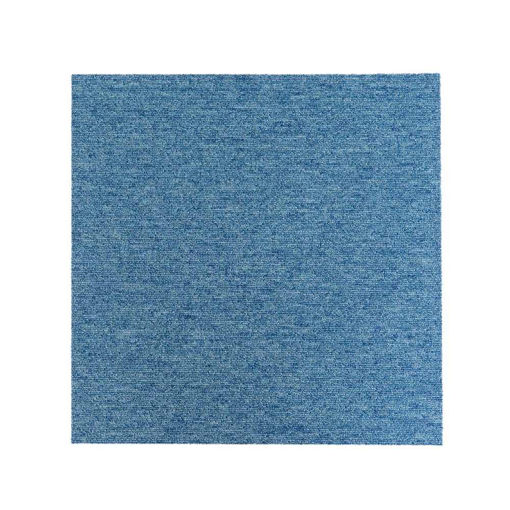 防炎タイルカーペット　ＫＴＸ－１０３　５０×５０　ブルー　×２０枚セット ブルー20枚