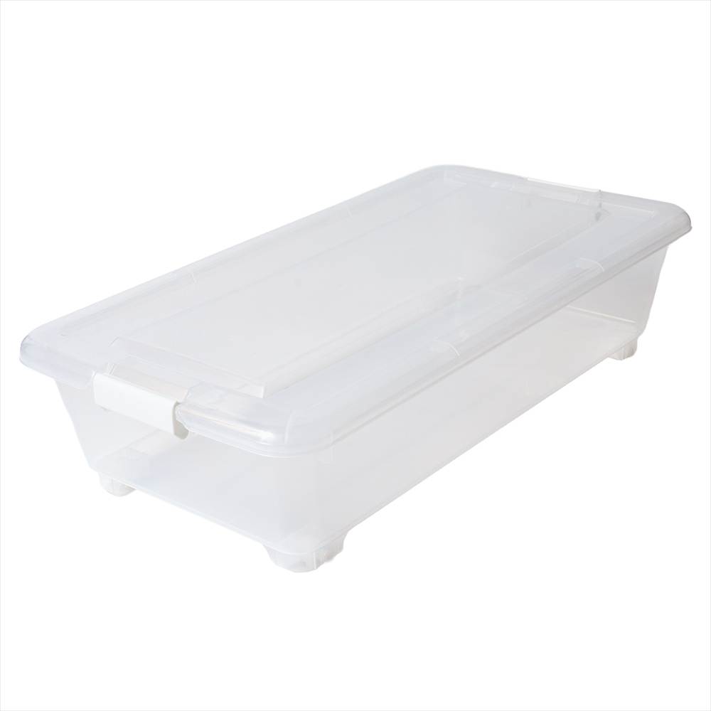 LIFELEX 衣装ケース 収納ボックス 押入れ収納 フタ式 浅型 コロ付き 奥行75cm 4075-18 奥行75cm浅型