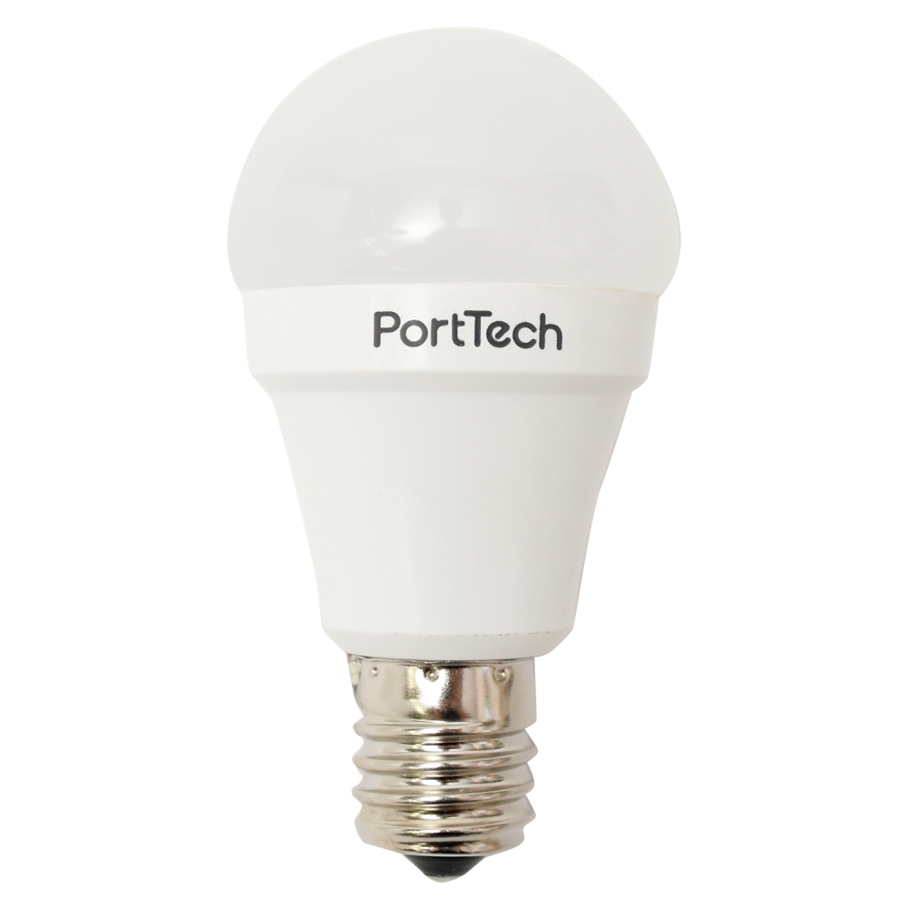 PortTech LED電球小型広配光60W相当 電球色  2個セット PA60L17-2 電球色 2個セット