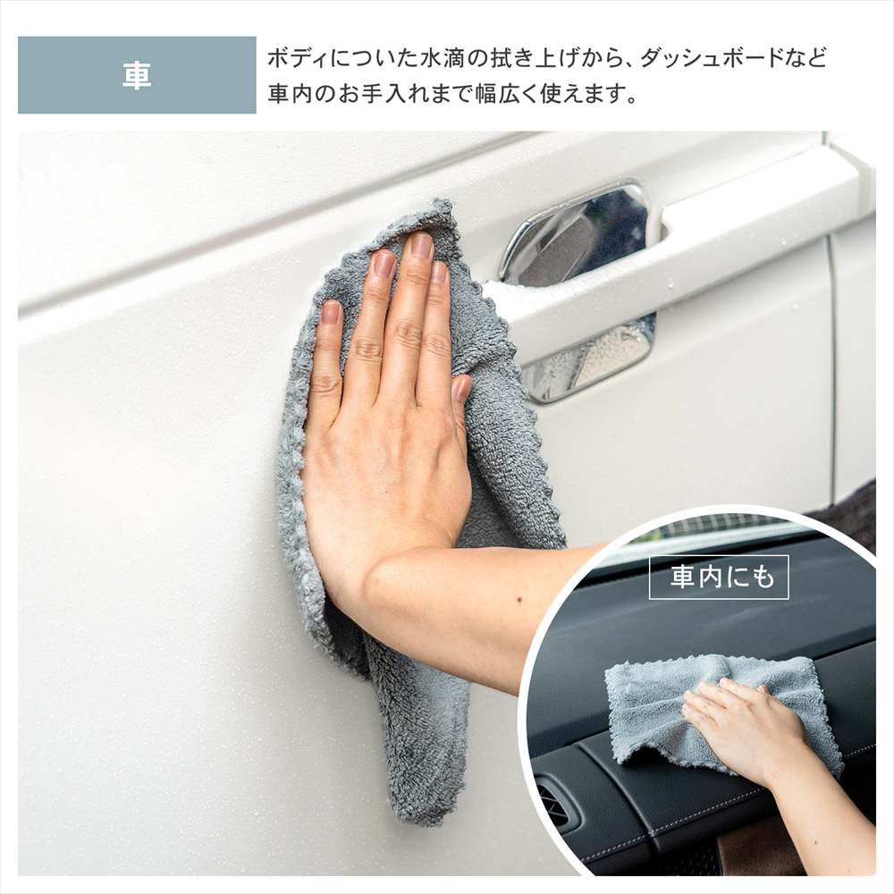 LIFELEX クロス 使い捨てマイクロファイバークロス 箱入り 大判 フロアモップ用 10枚 グレー 単品