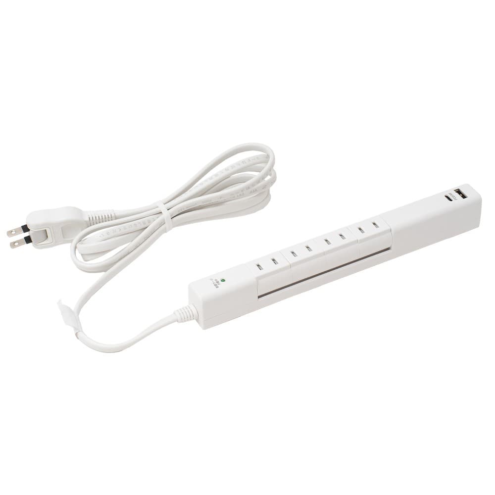 スマート回転タップＡＣ４口　白　ＵＳＢ＋ＰＤ搭載　ＫＥＰ－Ｓ２９６Ａ ＫＥＰ－Ｓ２９６Ａ