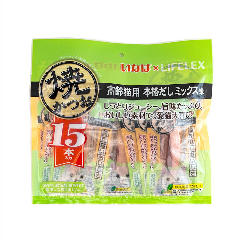いなばペットフード　焼きかつお　高齢猫用本格だしミックス味 焼きかつお　高齢猫用本格だしミックス味