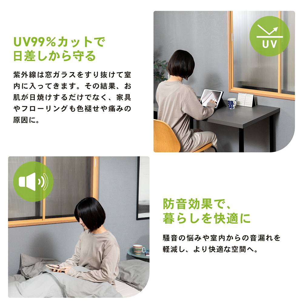 アクリサンデー 新エコな簡易内窓キット品 Ｌサイズ ライトブラウン 対象面材板厚3mm面材付 取付可能窓枠サイズ高さ1400mmｘ幅1800mm以内 Ｌサイズ ライトブラウン