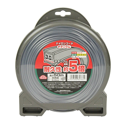 セフティ‐３　チタニウムナイロンコード□型　３．０ＭＭ×５０Ｍ