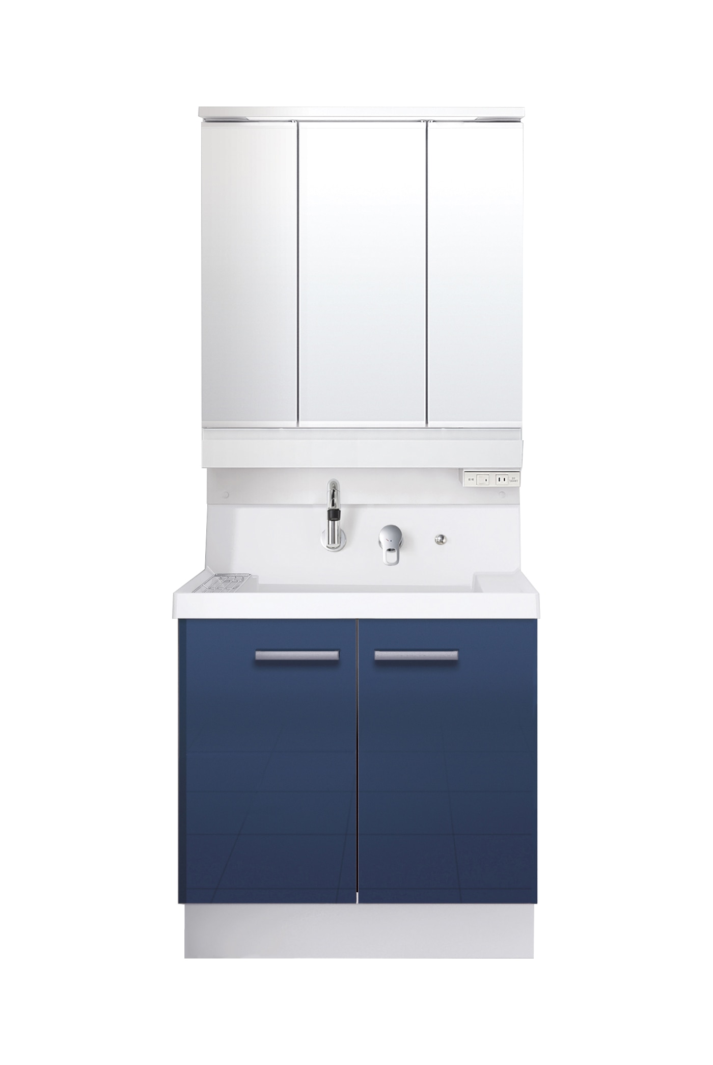 LIXIL 洗面化粧台 K1 間口75cm SP三面鏡2枚扉