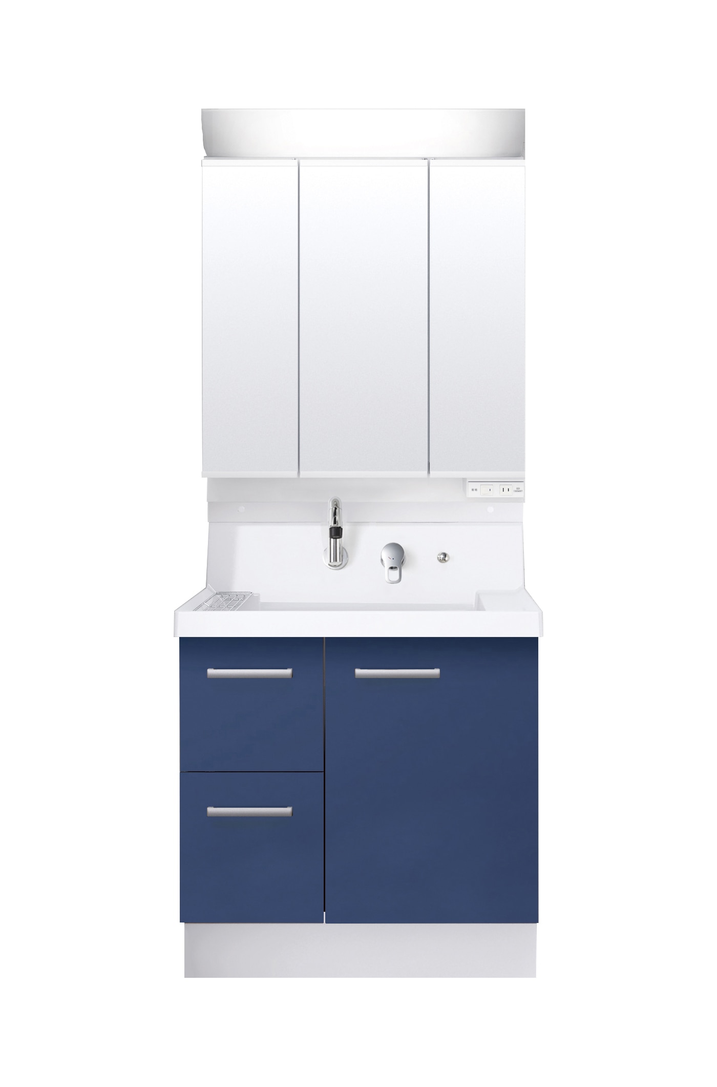 LIXIL 洗面化粧台 K1 間口75cm 三面鏡片引出
