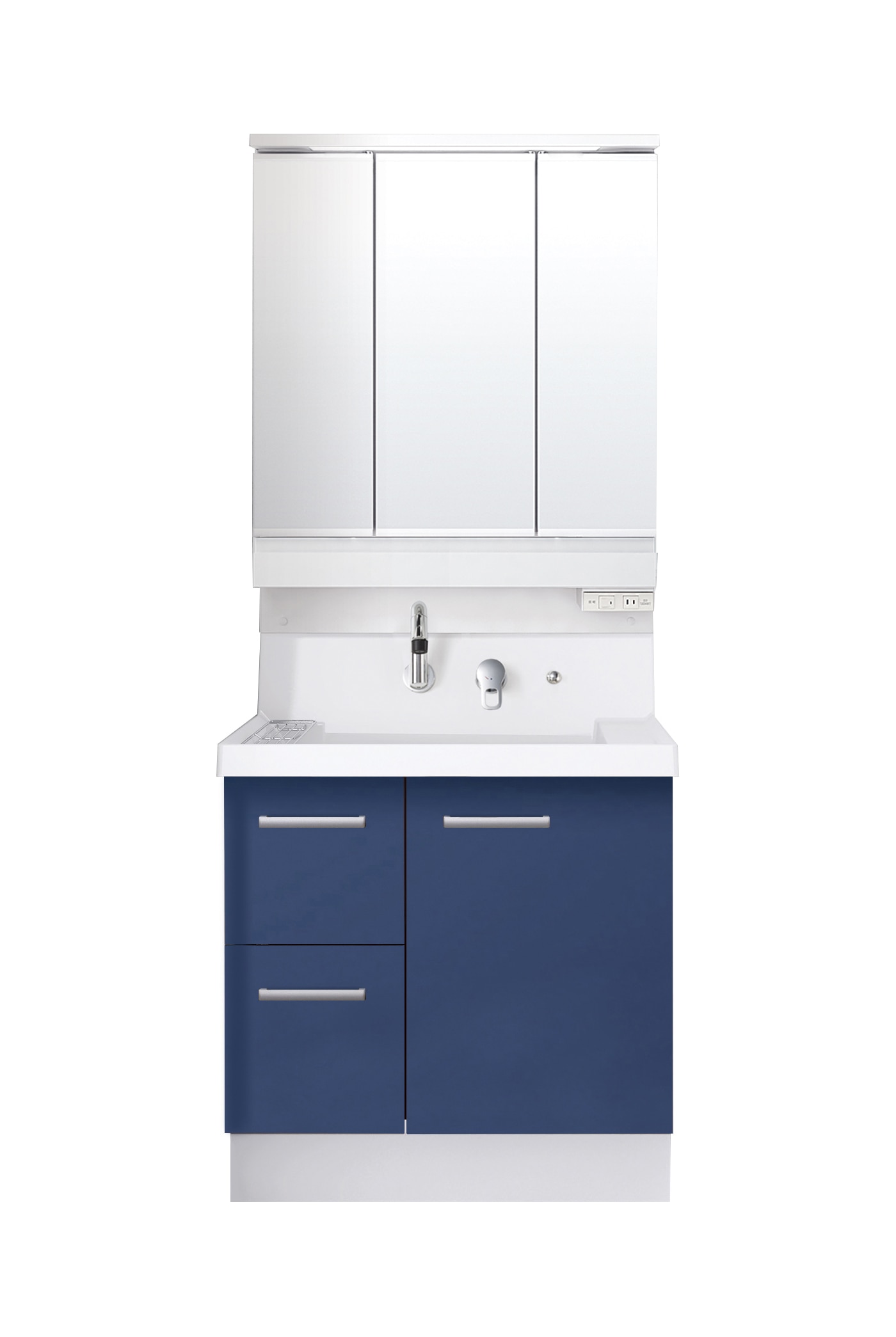 LIXIL 洗面化粧台 K1 間口75cm SP三面鏡片引出