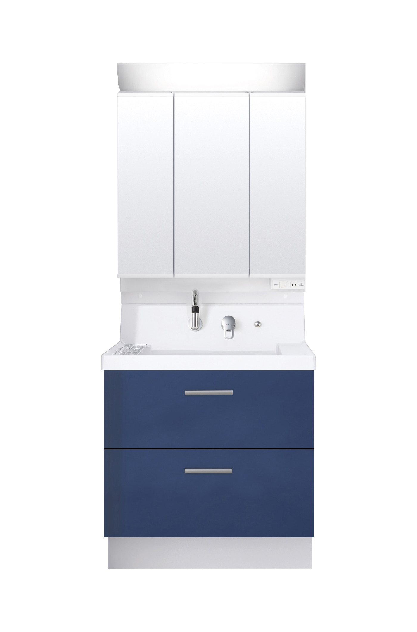 LIXIL 洗面化粧台 K1 間口75cm 三面鏡2段引出