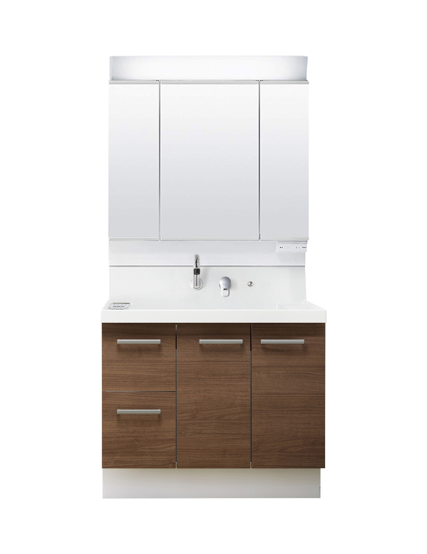 LIXIL 洗面化粧台 K1 間口90cm 三面鏡片引出