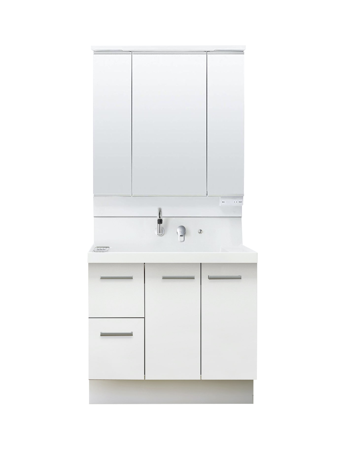LIXIL 洗面化粧台 K1 間口90cm 三面鏡片引出