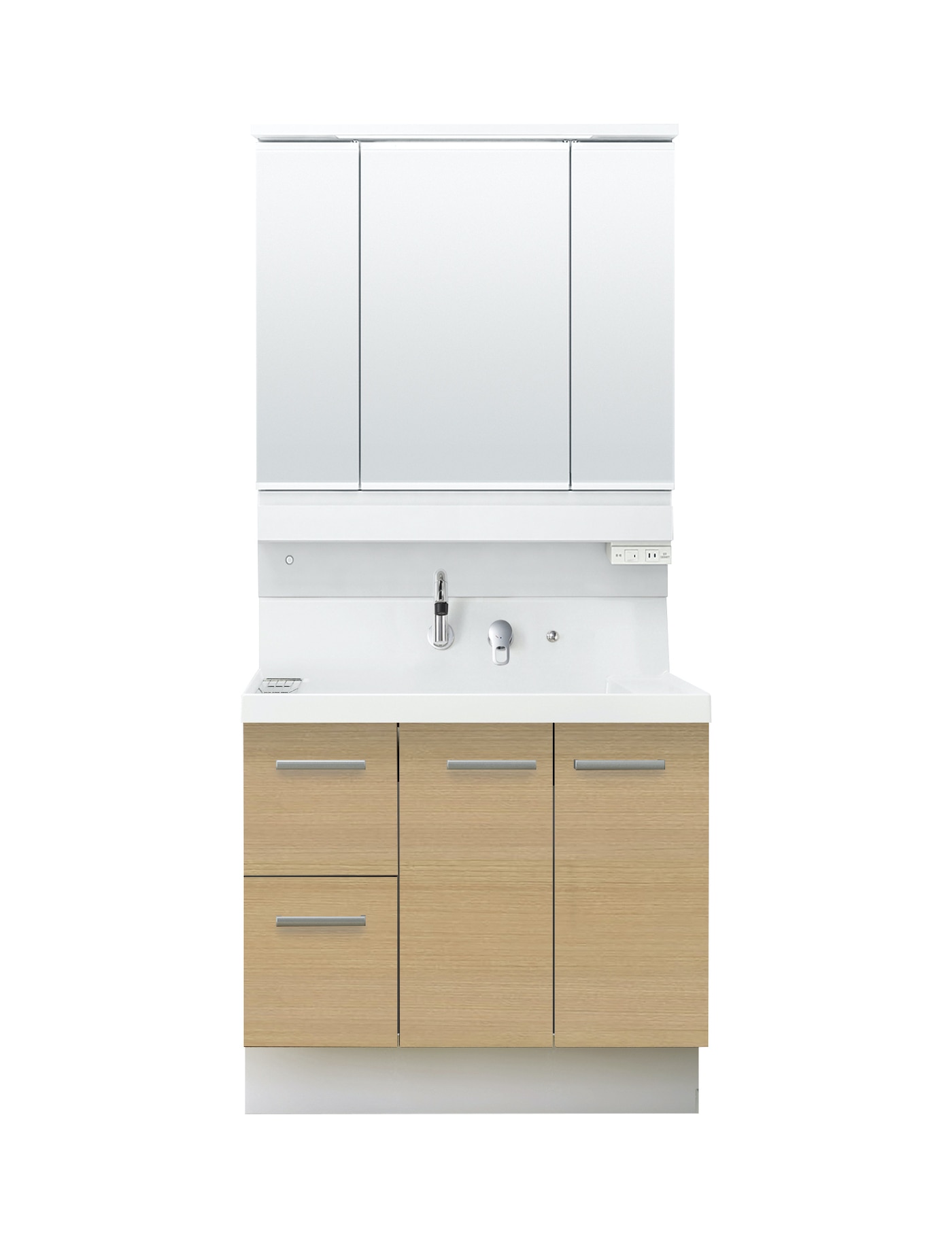 LIXIL 洗面化粧台 K1 間口90cm SP三面鏡片引出