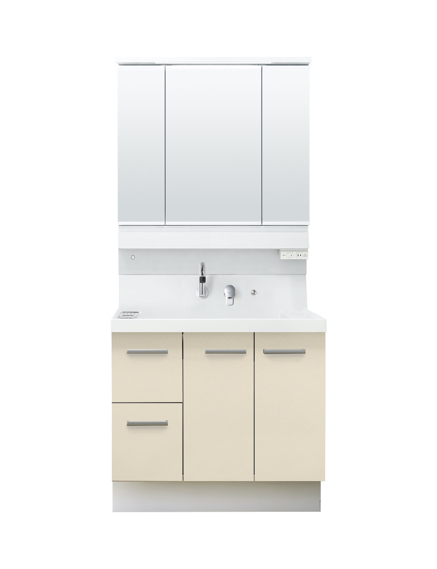 LIXIL 洗面化粧台 K1 間口90cm SP三面鏡片引出