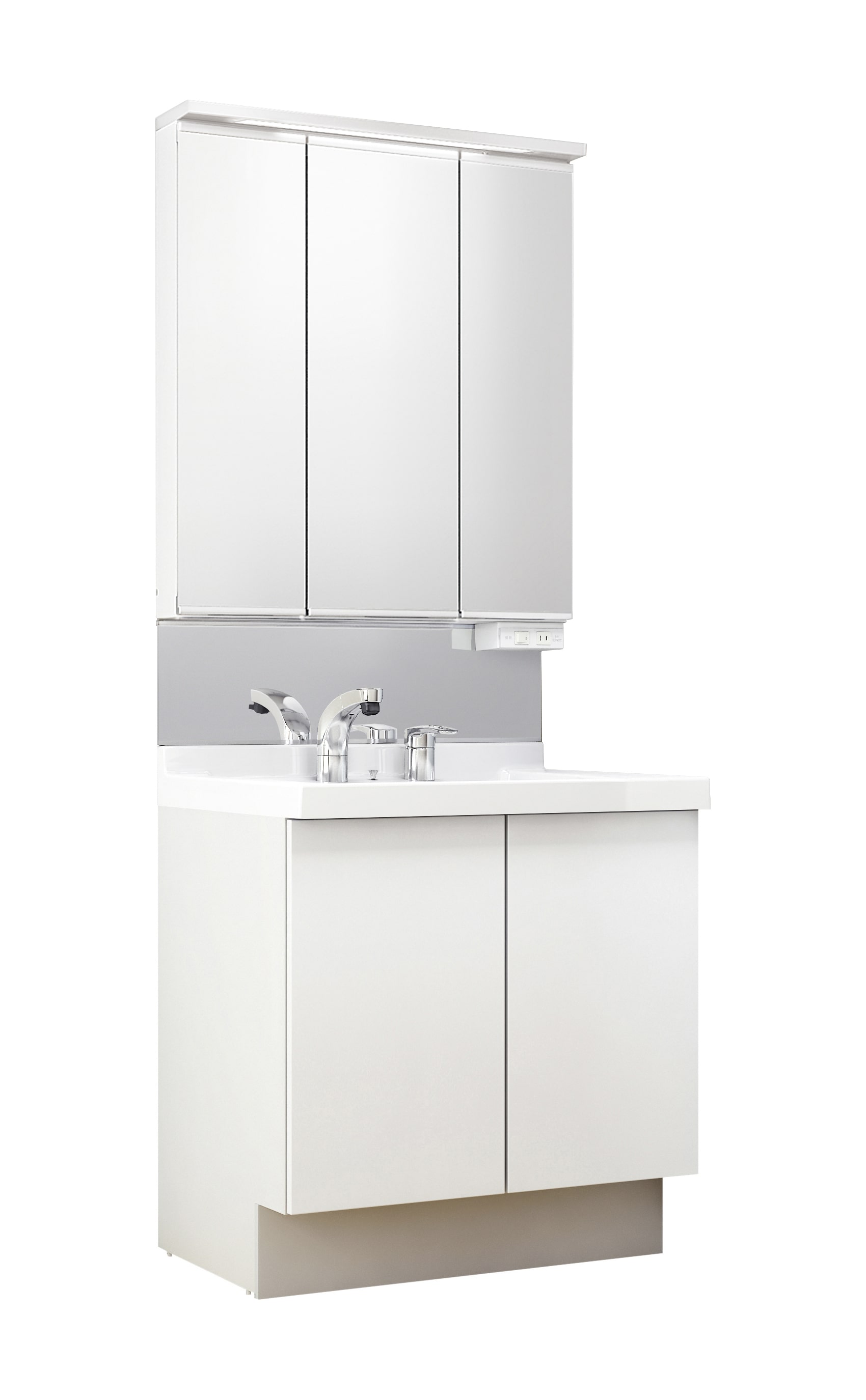 LIXIL 洗面化粧台 J1 間口75cm 三面鏡2枚扉