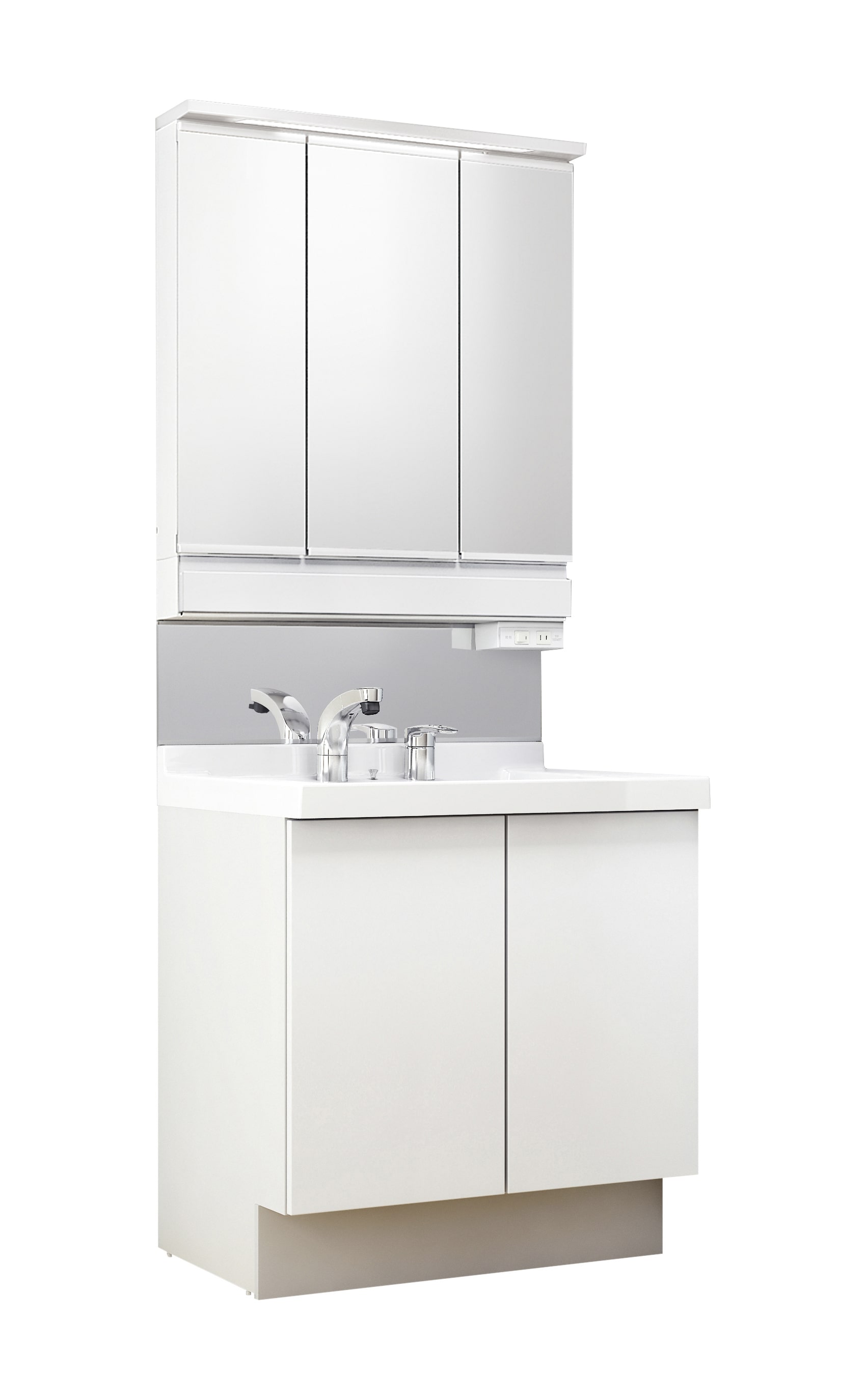 LIXIL 洗面化粧台 J1 間口75cm SP三面鏡2枚扉