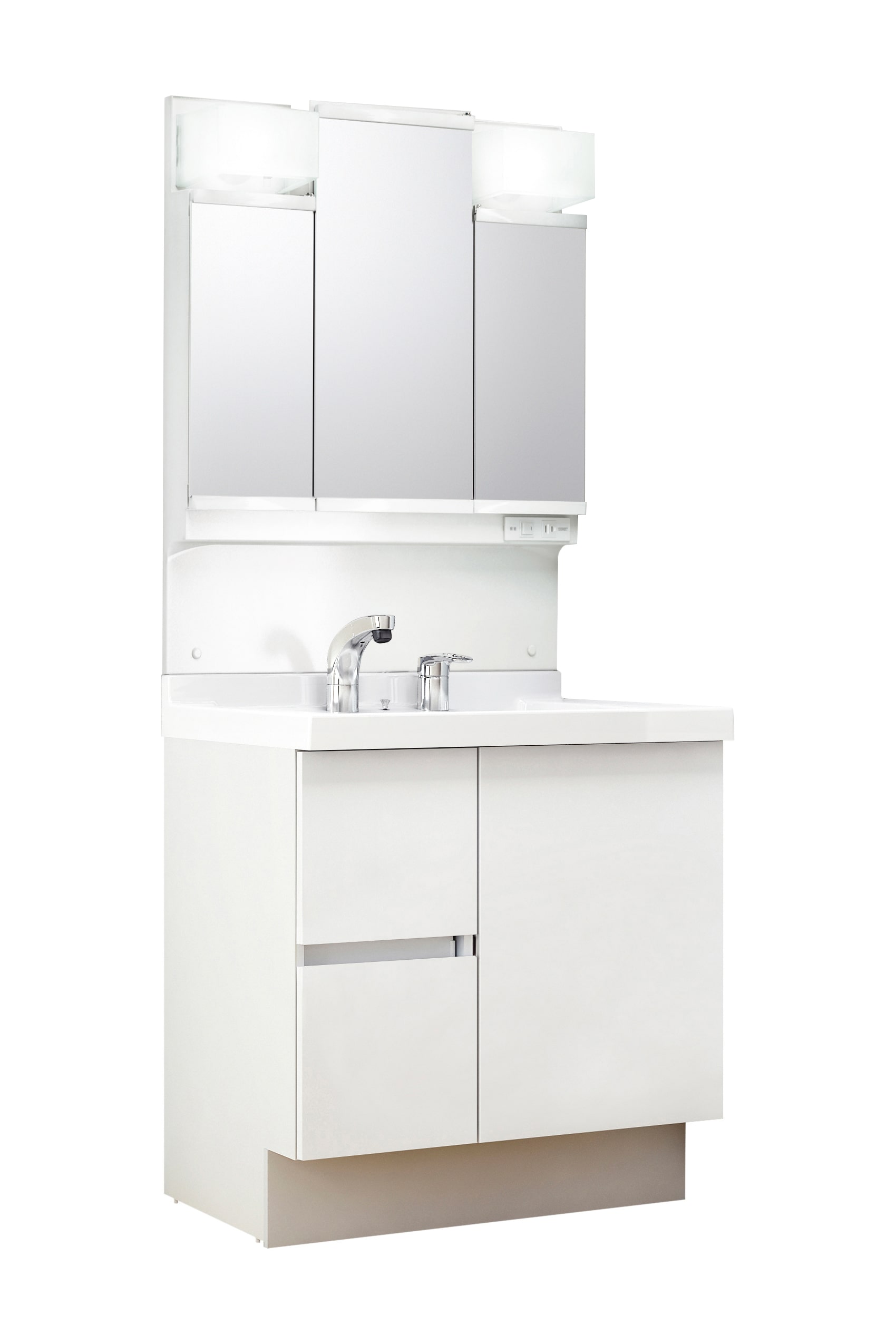 LIXIL 洗面化粧台 J1 間口75cm 三面鏡片引出