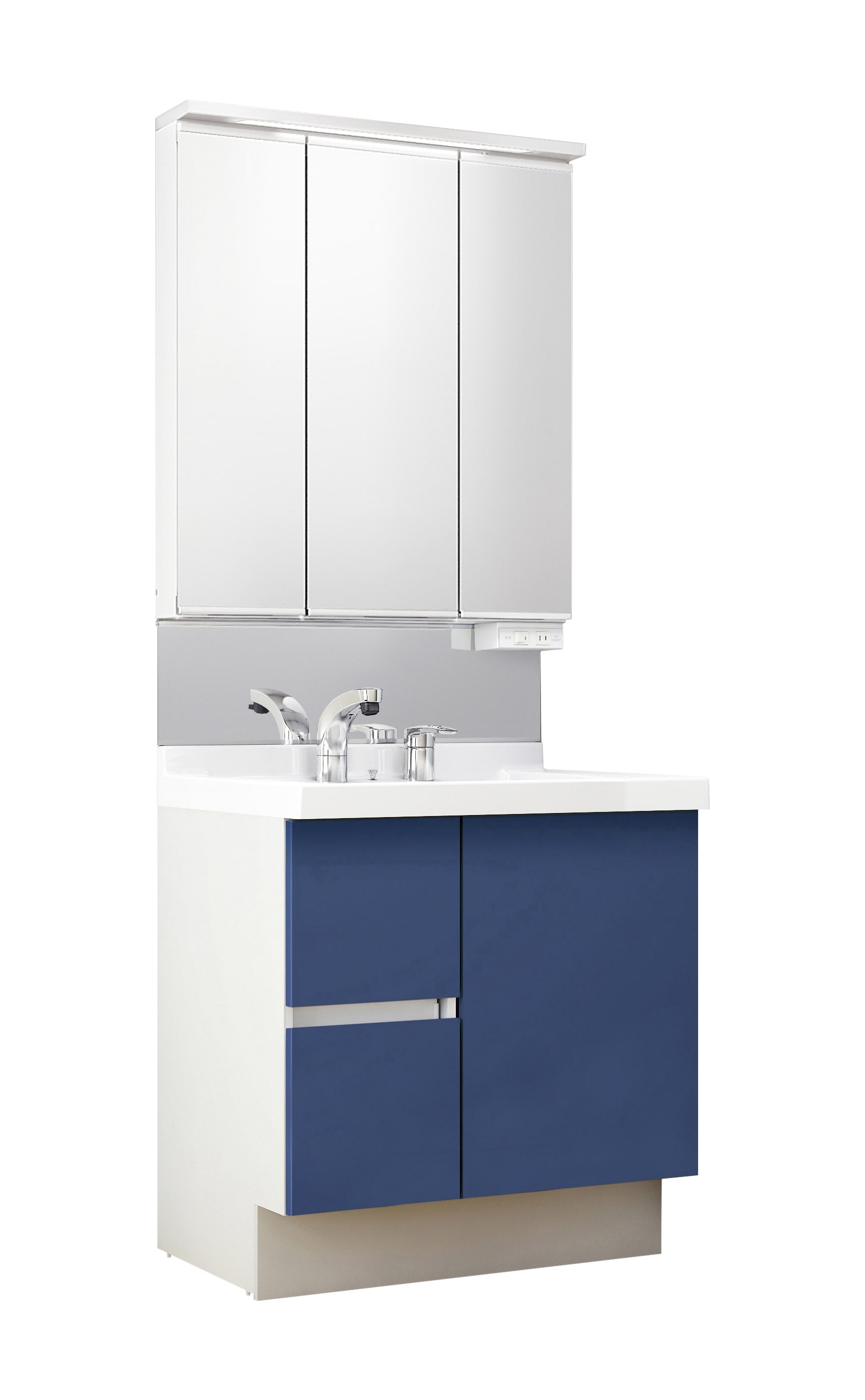 LIXIL 洗面化粧台 J1 間口75cm 三面鏡片引出