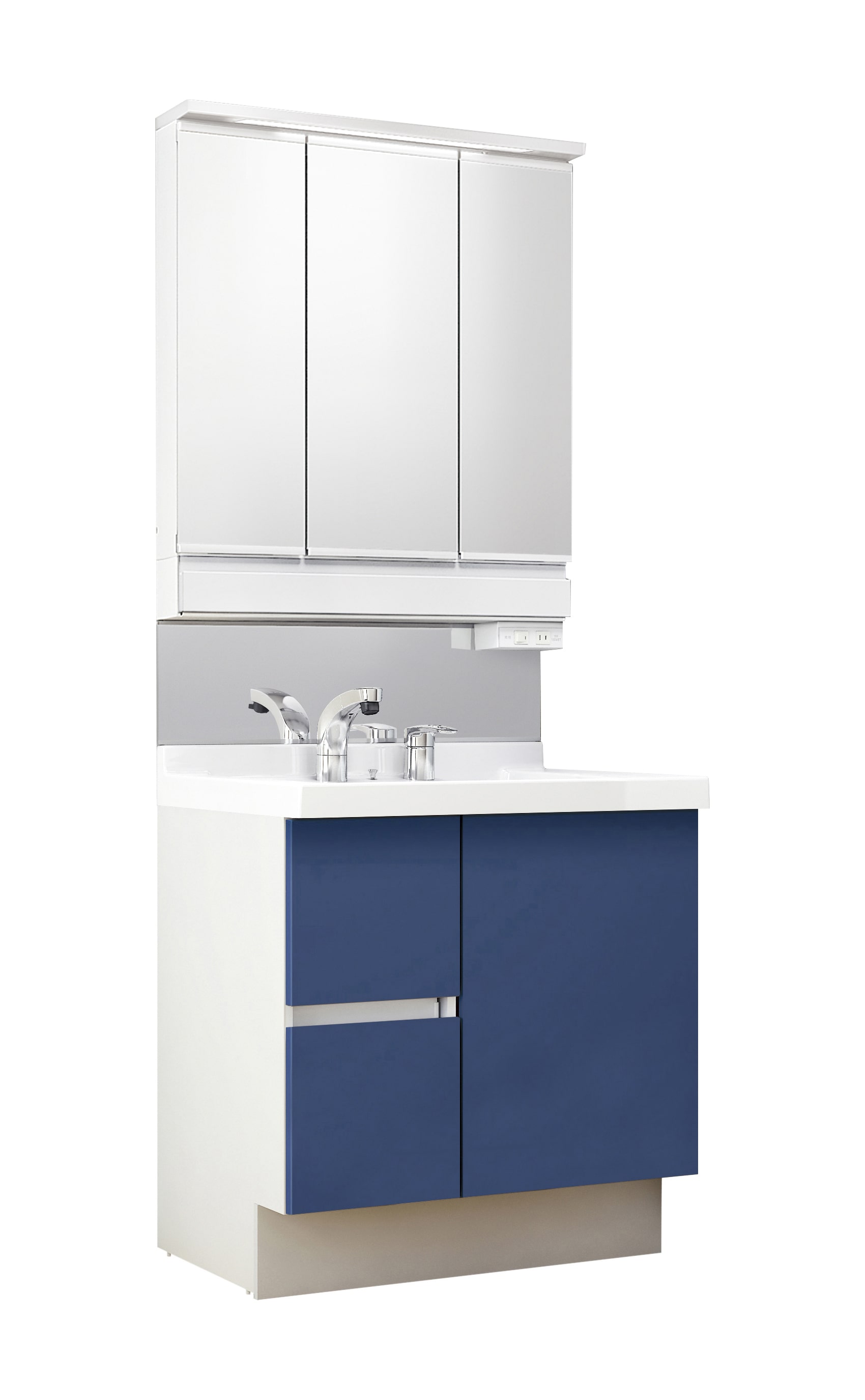 LIXIL 洗面化粧台 J1 間口75cm SP三面鏡片引出