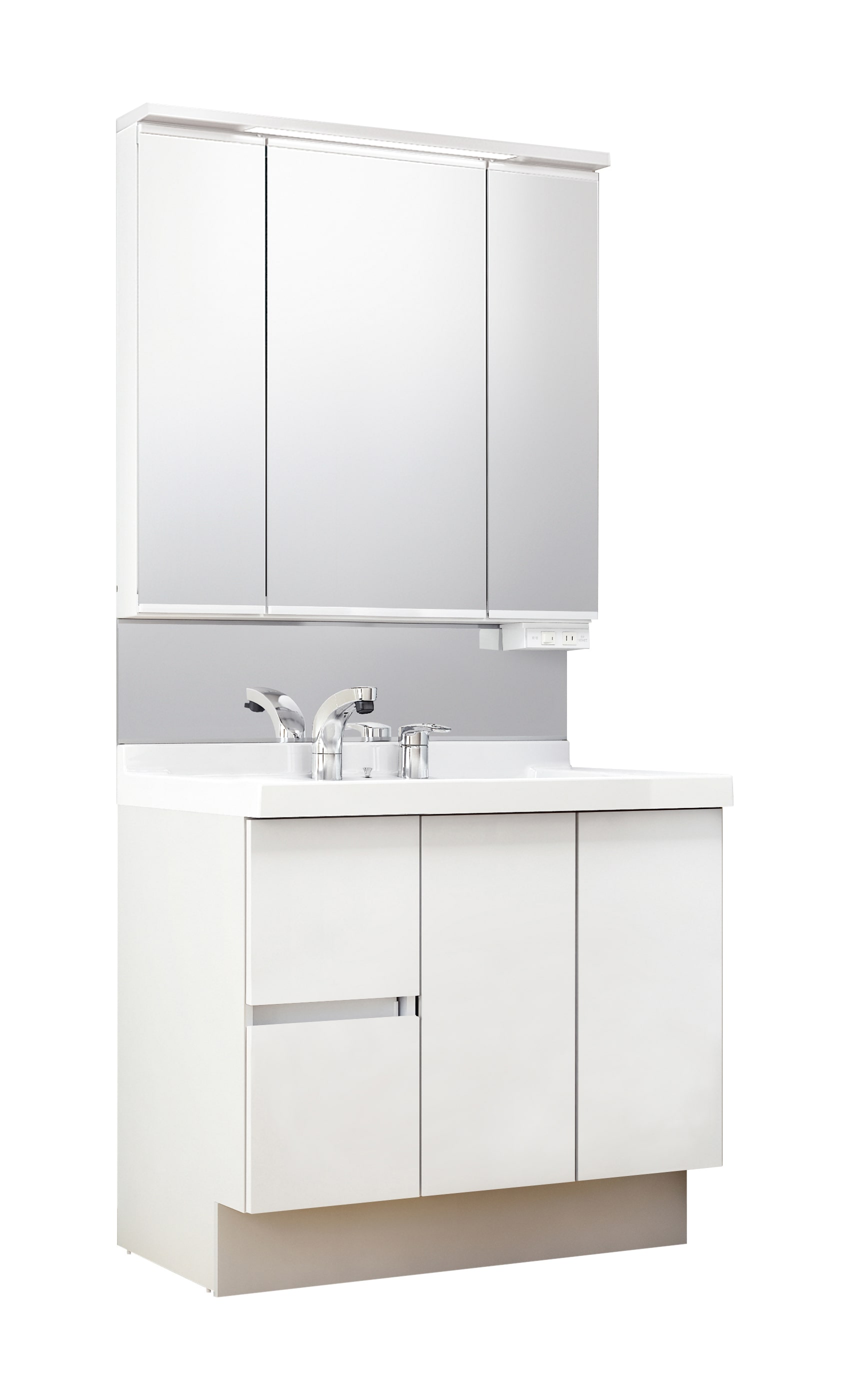 LIXIL 洗面化粧台 J1 間口90cm 三面鏡片引出
