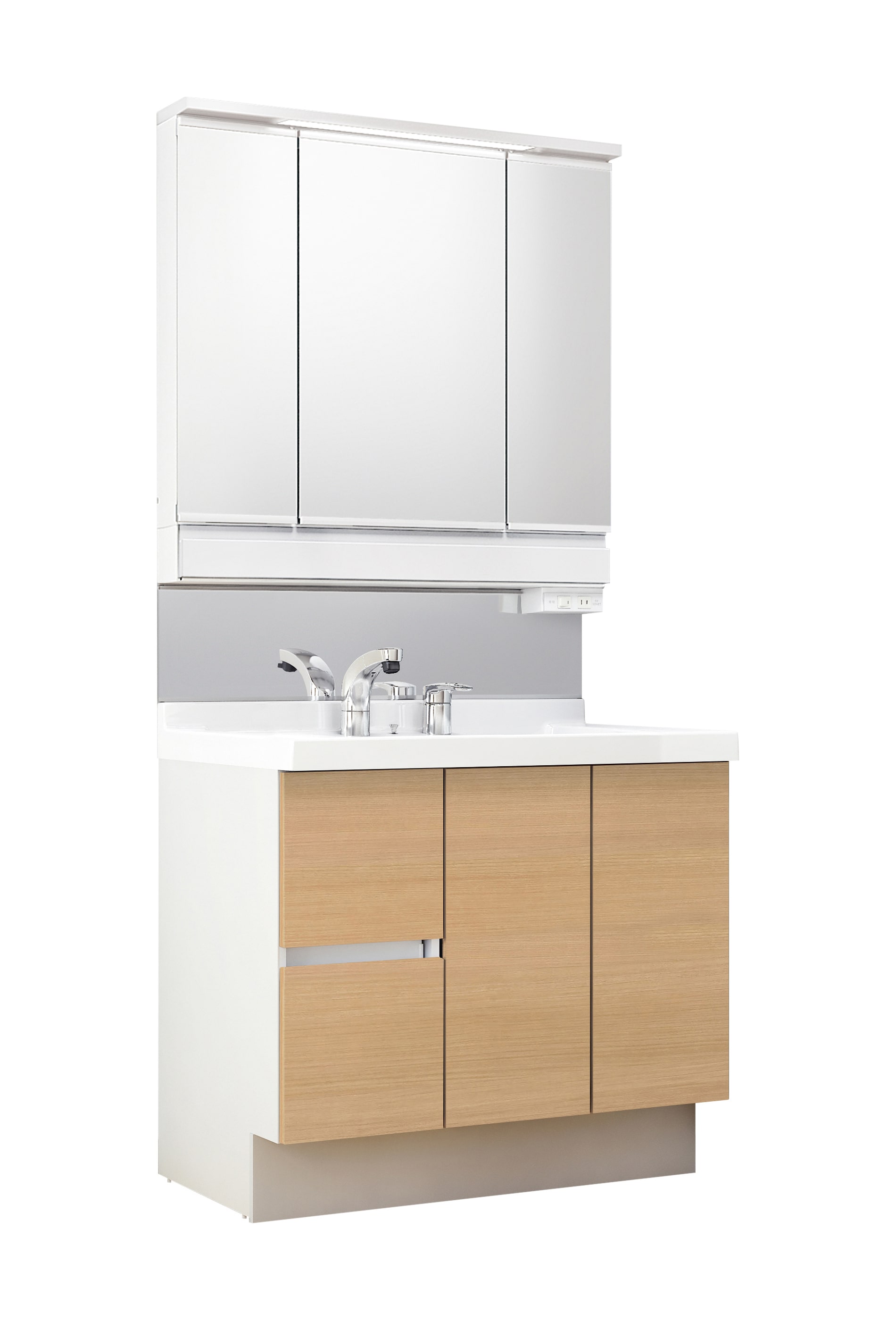 LIXIL 洗面化粧台 J1 間口90cm SP三面鏡片引出
