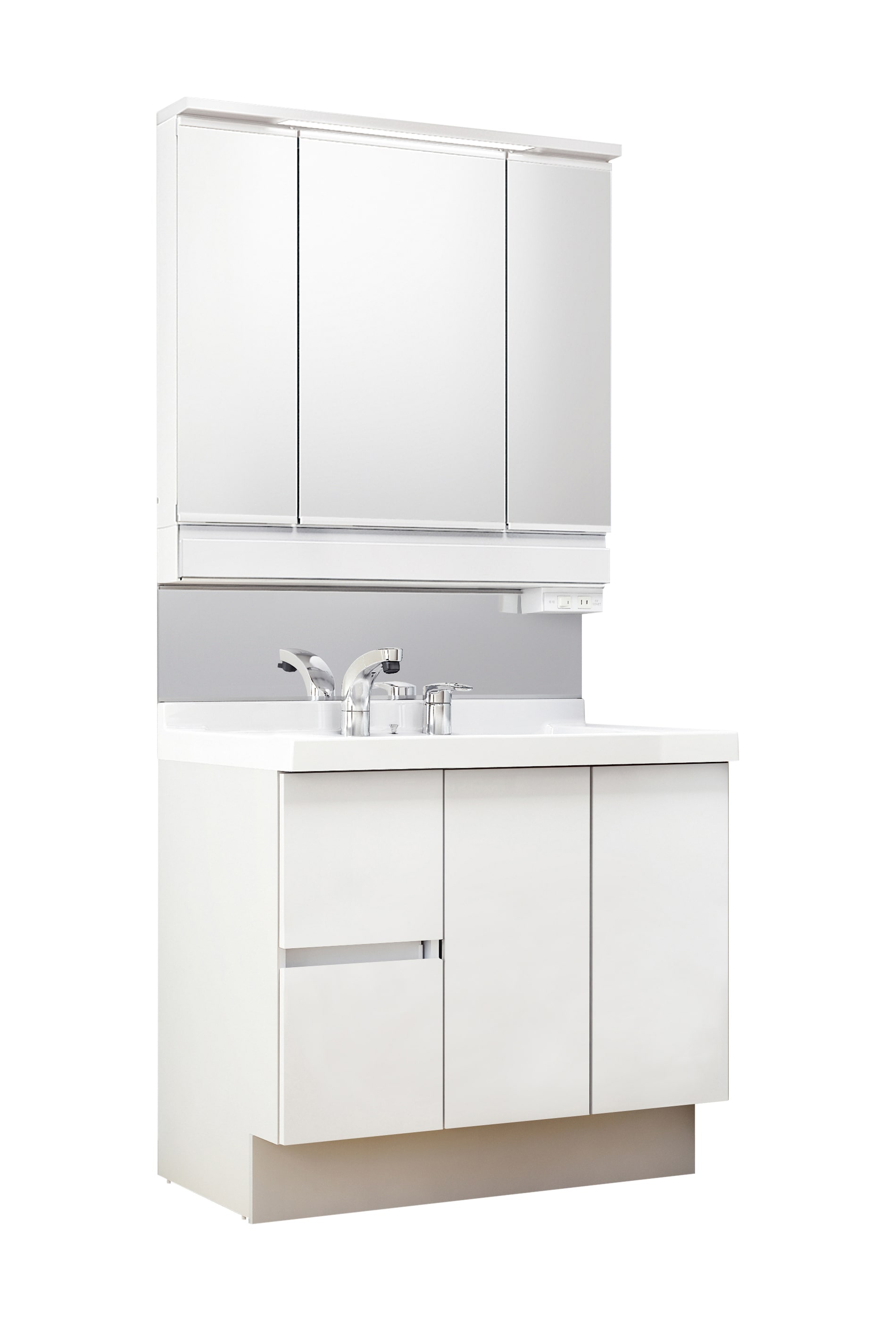 LIXIL 洗面化粧台 J1 間口90cm SP三面鏡片引出