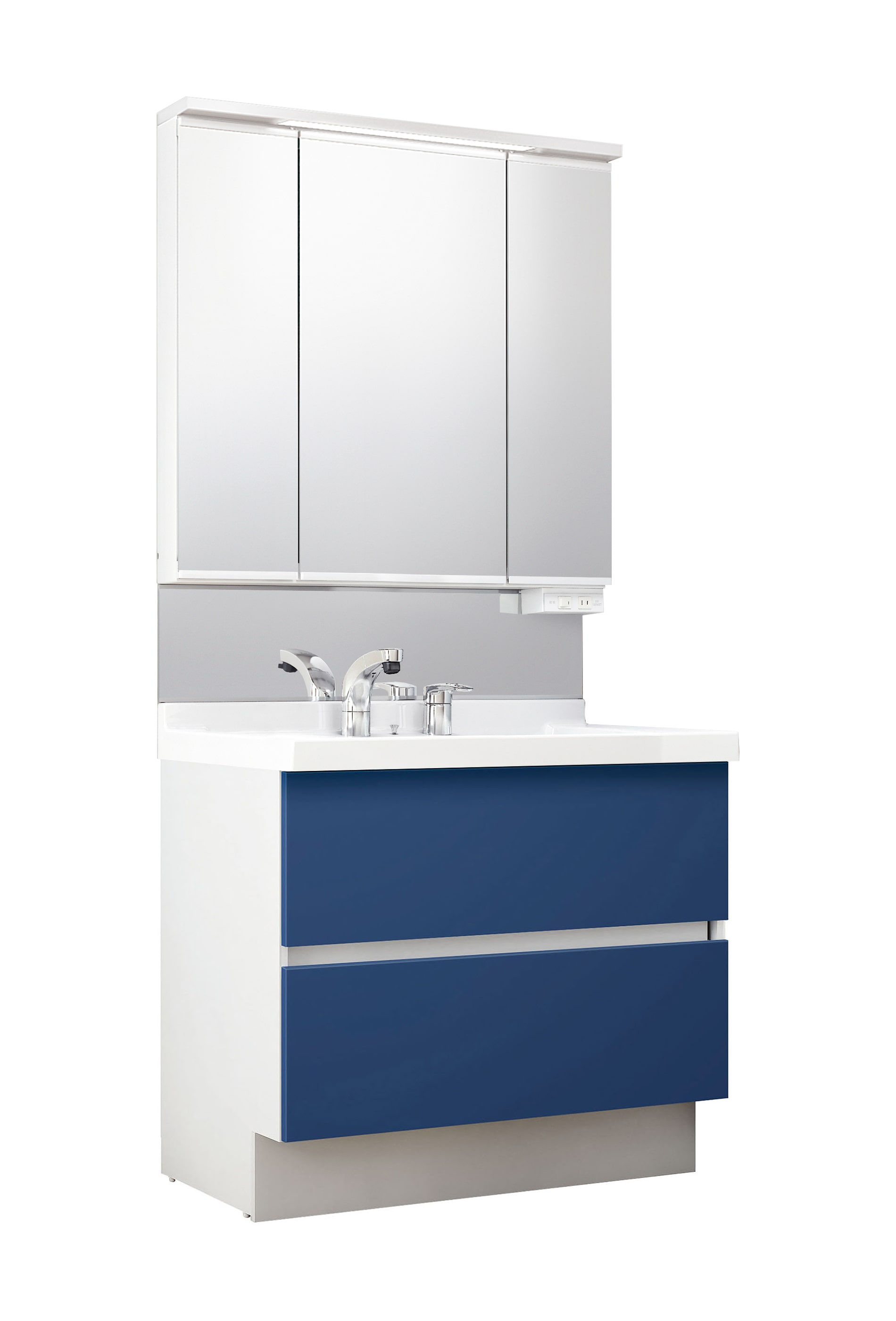 LIXIL 洗面化粧台 J1 間口90cm 三面鏡2段引出