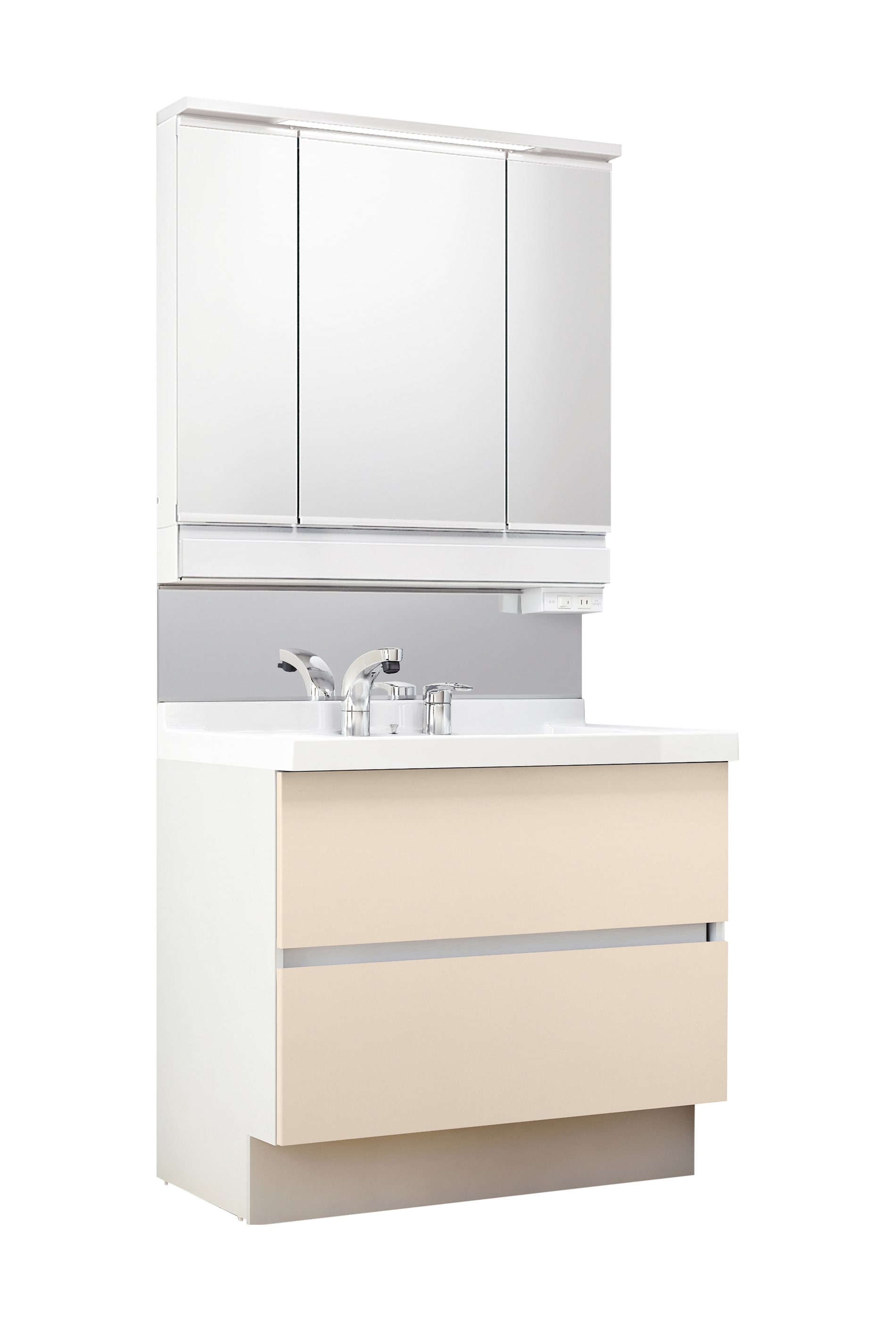 LIXIL 洗面化粧台 J1 間口90cm SP三面鏡2段引出