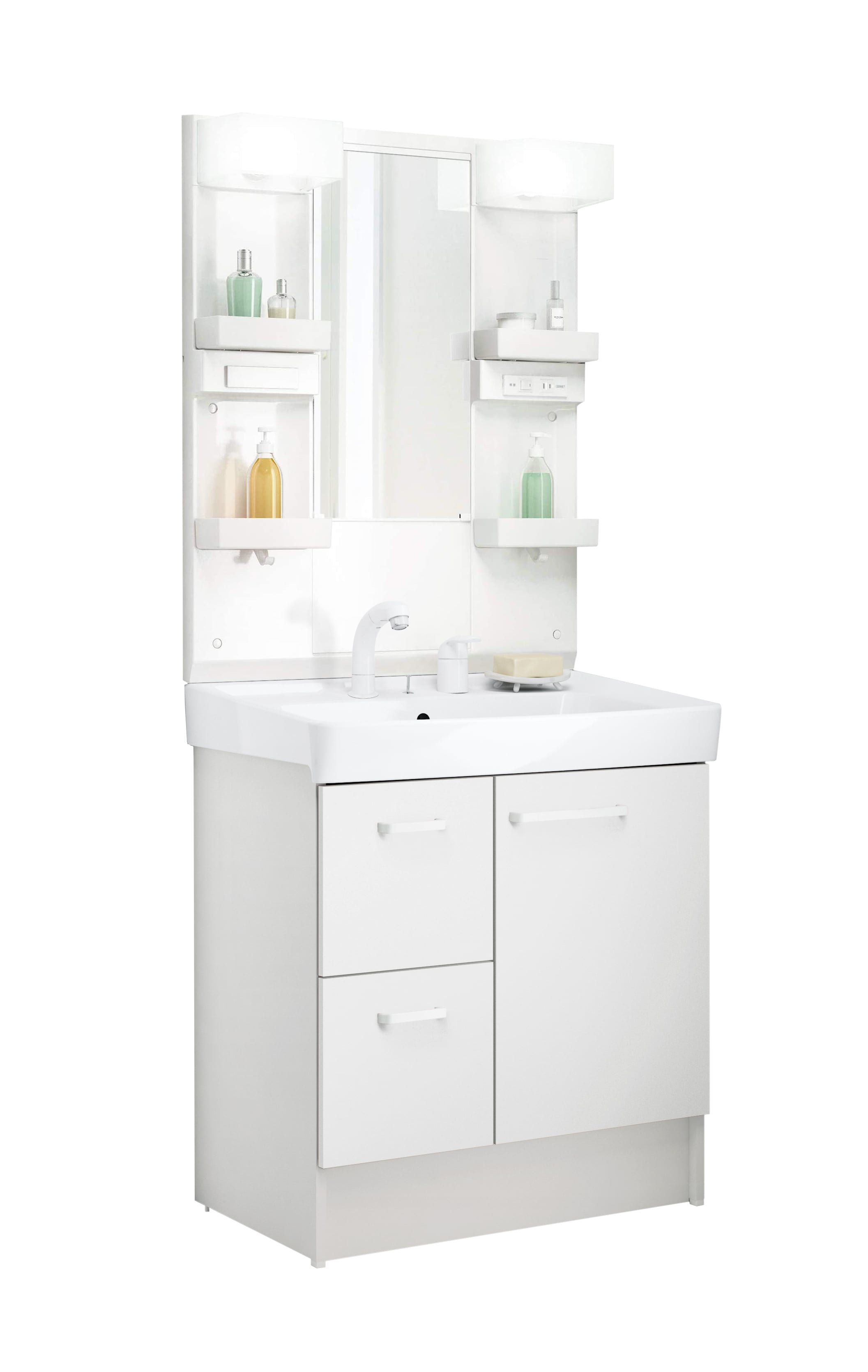 LIXIL 洗面化粧台 D7 間口75cm 洗髪一面鏡片引出