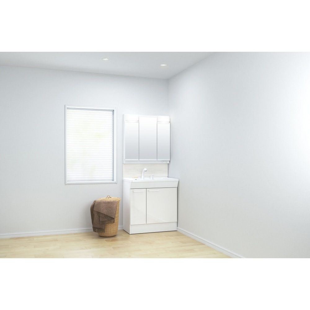 TOTO 洗面化粧台 KC 間口75cm 3面鏡片引出