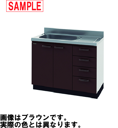 Takara アーバス 流し台 幅100cm 左シンク ホワイト