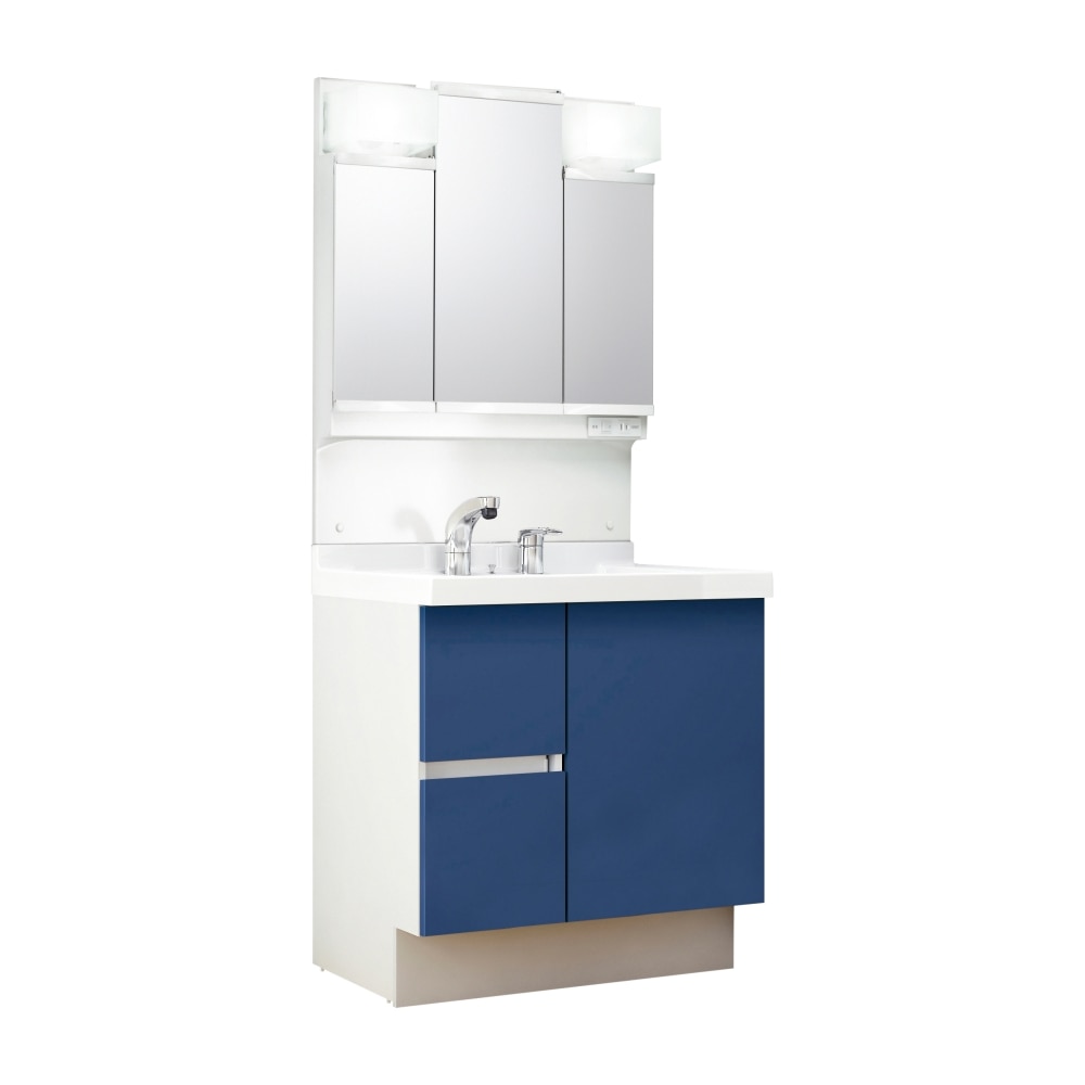 LIXIL 洗面化粧台 J1 間口75cm 三面鏡片引出